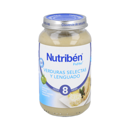 NUTRIBEN VERDURA SELECTA Y LENGUADO 1 POTITO GRANDOTE 250 g