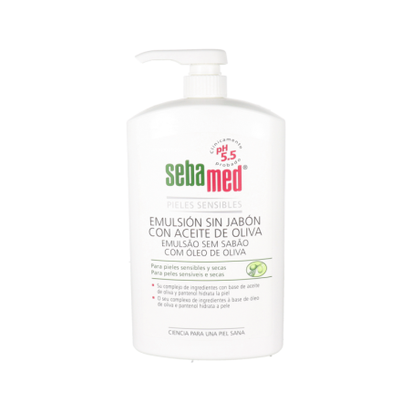 SEBAMED EMULSION SIN JABON CON ACEITE DE OLIVA 1 ENVASE 1 l