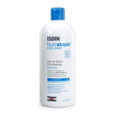 ISDIN NUTRATOPIC PRO-AMP GEL DE BAÑO EMOLIENTE 1 ENVASE 750 ml