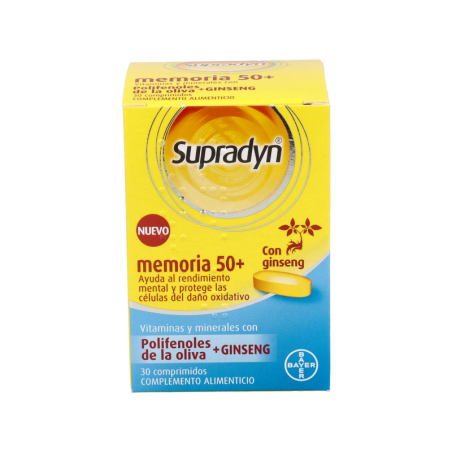SUPRADYN MEMORY 50+ 30 COMPRIMIDOS