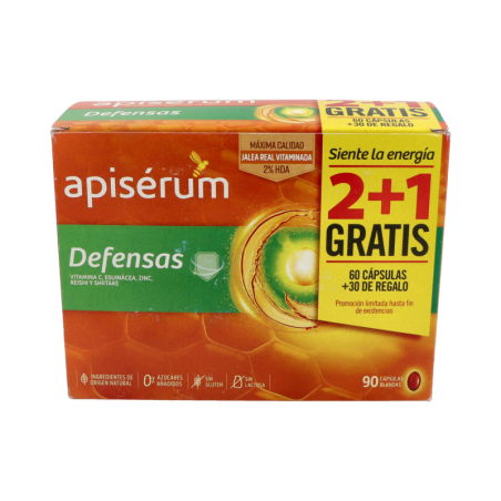 APISERUM DEFENSAS 3 ENVASES 30 CAPSULAS BLANDAS PACK AHORRO 3 MESES
