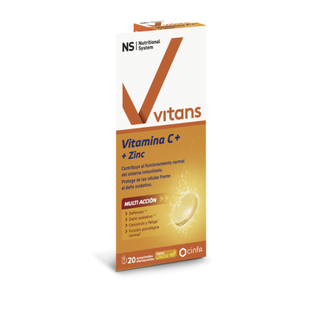 VITANS VITAMINA C+ 20 COMPRIMIDOS EFERVESCENTES