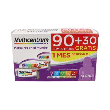 MULTICENTRUM MUJER 90 + 30 COMPRIMIDOS PACK PROMOCIONAL