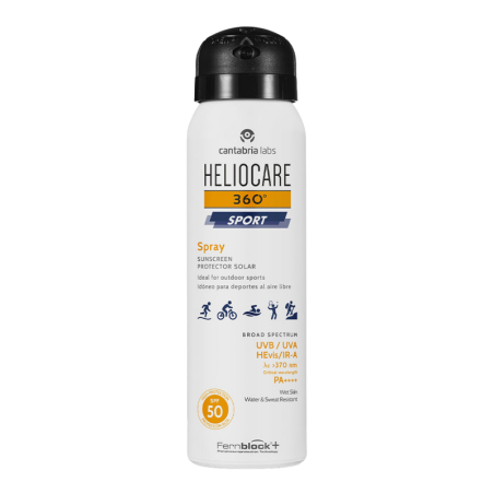 HELIOCARE 360º SPORT SPRAY PROTECTOR SOLAR SPF 50 1 ENVASE 100 ml