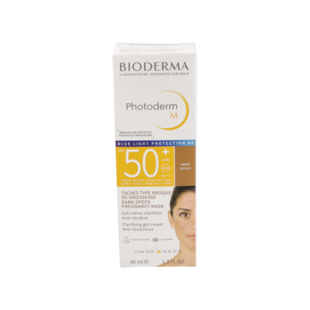 PHOTODERM M SPF50+ BIODERMA 1 ENVASE 40 ml COLOR MARRON