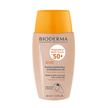 PHOTODERM NUDE SPF 50+ BIODERMA 1 ENVASE 40 ml COLOR CLARO