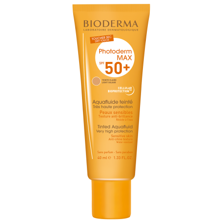 PHOTODERM MAX SPF 50+ AQUAFLUIDO BIODERMA 1 ENVASE 40 ml COLOR CLARO