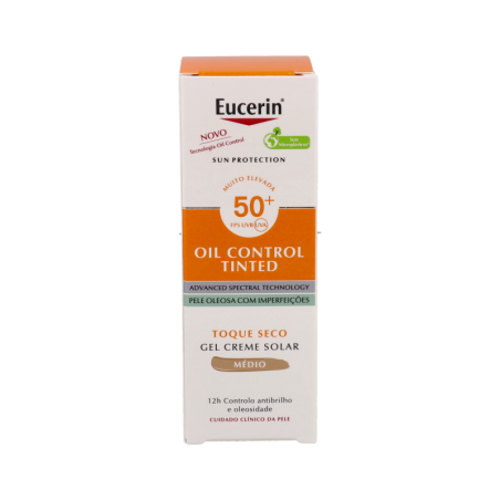 EUCERIN SUN PROTECTION SPF 50+ OIL CONTROL TINTED 1 TUBO 50 ml