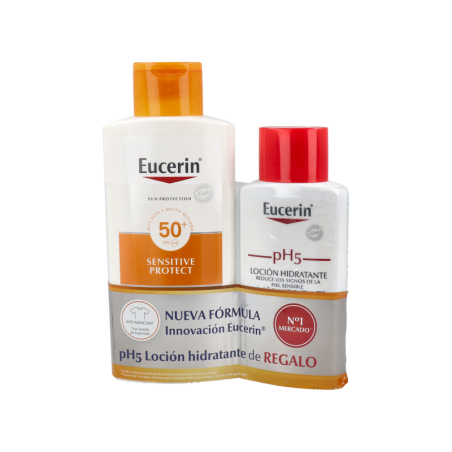 EUCERIN SUN PROTECTION 50+ LOCION EXTRA LIGHT SENSITIVE PROTECT 1 ENVASE 400 ml