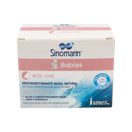 SINOMARIN BEBES LIMPIEZA NASAL 24 VIALES MONODOSIS 5 ml