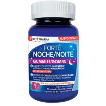 FORTE NOCHE GUMMIES 30 CARAMELOS DE GOMA