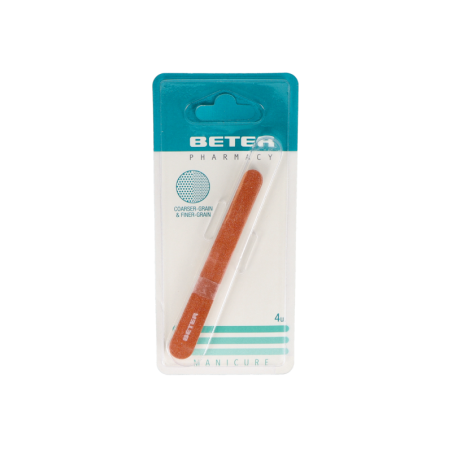 LIMA DE UÑAS BETER MANICURA CORINDON 4 U 11CM