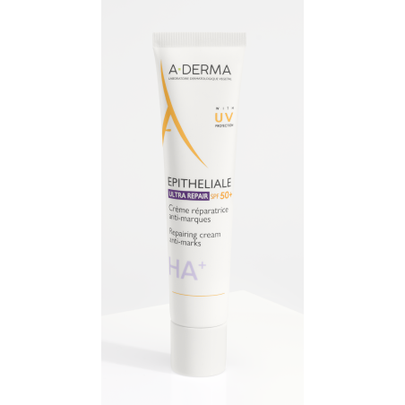 A-DERMA EPITHELIALE A.H. ULTRA SPF 50+ CREMA REPARADORA PROTECTORA 1 ENVASE 40 ml