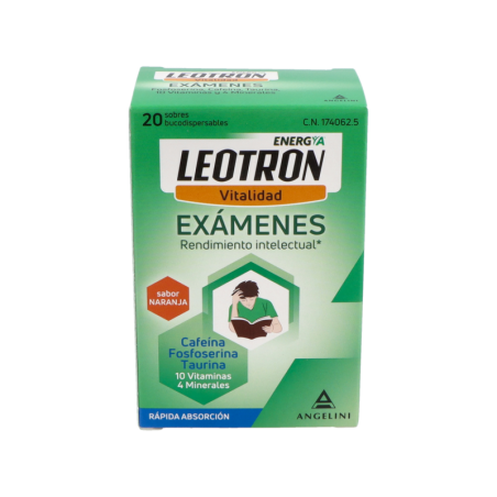 LEOTRON EXAMENES 20 SOBRES BUCODISPERSABLES