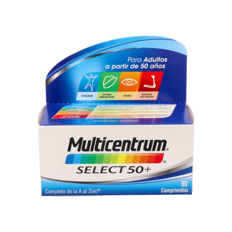 MULTICENTRUM SELECT 50+ 90 COMPRIMIDOS