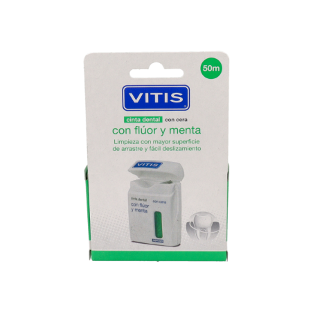 VITIS CINTA DENTAL CON FLUOR Y MENTA 50 M