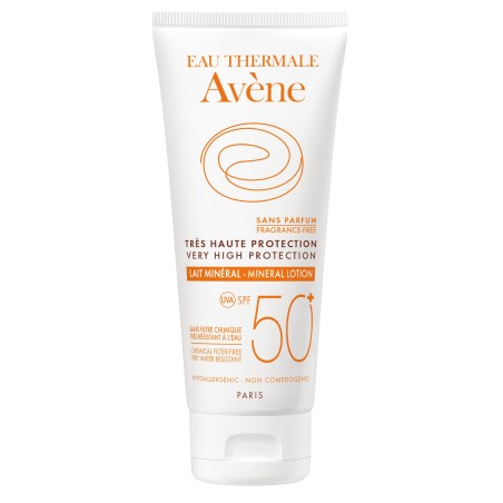 AVENE LECHE MINERAL MUY ALTA PROTECCION SPF 50+ 1 ENVASE 100 ml