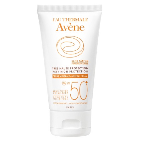 AVENE CREMA MINERAL MUY ALTA PROTECCION SPF 50+ 1 ENVASE 50 ml