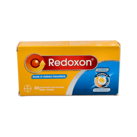 REDOXON EXTRA DEFENSAS VITAMINA C + ZINC 30 COMPRIMIDOS EFERVESCENTES SABOR NARANJA