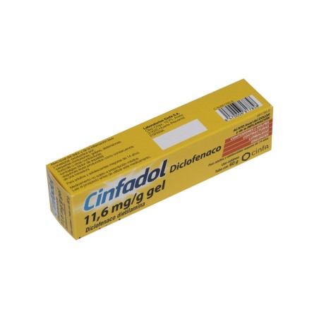 CINFADOL 11,6 mg/g GEL CUTANEO 1 TUBO 60 g