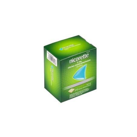 NICORETTE 2 mg 210 CHICLES MEDICAMENTOSOS