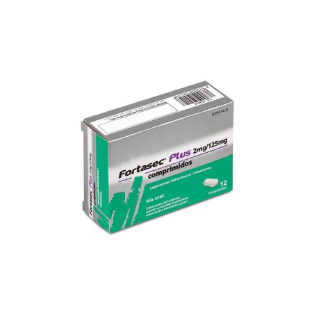 FORTASEC PLUS 2 mg/125 mg 12 COMPRIMIDOS