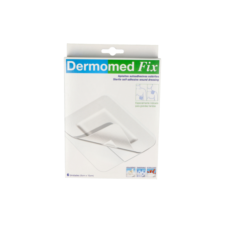 DERMOMED FIX APOSITO ESTERIL AUTOADHESIVO 6 UNIDADES 10 cm x 10 cm