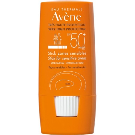 AVENE SPF 50+ STICK ZONAS SENSIBLES 1 ENVASE 8 g
