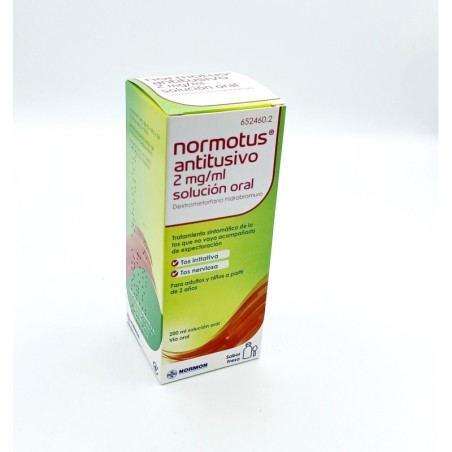 NORMOTUS ANTITUSIVO 2 MG/ML SOLUCION ORAL 1 FRASCO 200 ML