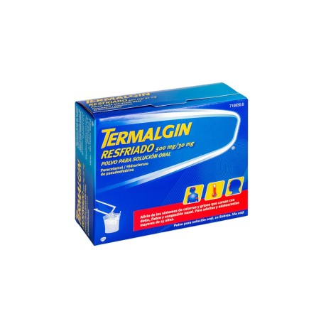 TERMALGIN RESFRIADO 10 SOBRES POLVO PARA SOLUCION ORAL