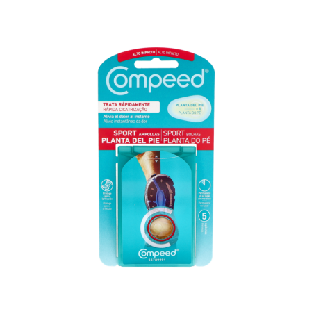 COMPEED SPORT AMPOLLAS PLANTA DEL PIE 5 UNIDADES