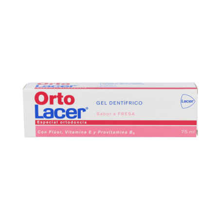 ORTOLACER GEL DENTIFRICO 1 ENVASE 75 ml SABOR FRESA