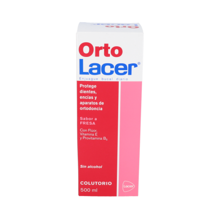 ORTOLACER COLUTORIO 1 ENVASE 500 ml SABOR FRESA