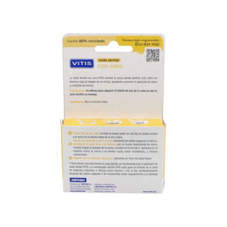 VITIS SEDA DENTAL CON CERA 50 M