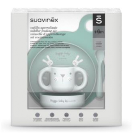 VAJILLA INFANTIL SUAVINEX NIÑO +6 MESES 1 UNIDAD