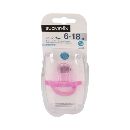 CHUPETE SILICONA SUAVINEX TODOSILICONA + 6 MESES 1 UNIDAD