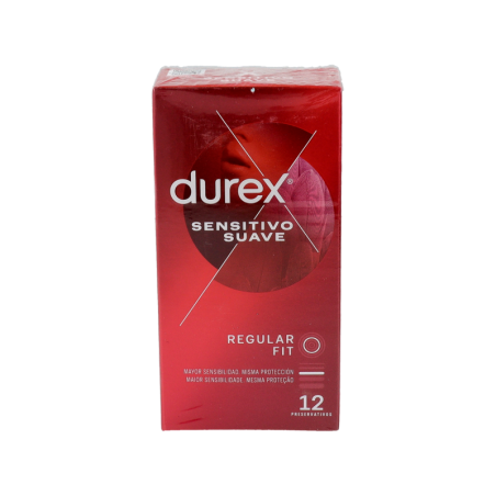 DUREX SENSITIVO SUAVE PRESERVATIVOS 12 UNIDADES
