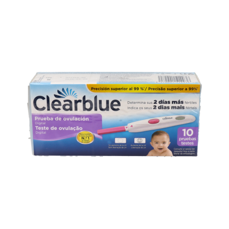 TEST DE OVULACION DIGITAL CLEARBLUE 10 UNIDADES