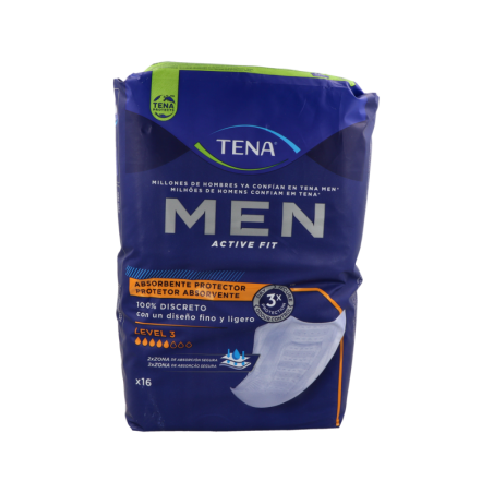 ABSORB INC ORINA LIGERA TENA MEN LEVEL-3 16 U