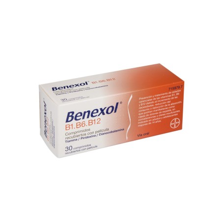 BENEXOL B1-B6-B12 30 COMPRIMIDOS RECUBIERTOS