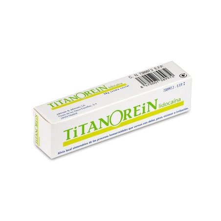 TITANOREIN LIDOCAINA CREMA RECTAL 1 TUBO 20 g
