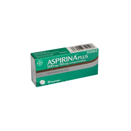 ASPIRINA PLUS 500 mg/50 mg 20 COMPRIMIDOS