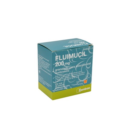 FLUIMUCIL 200 mg 30 SOBRES GRANULADO PARA SOLUCION ORAL