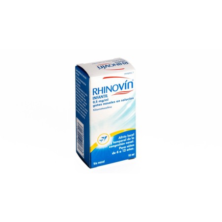 RHINOVIN KIDS 0,5 mg/ml GOTAS NASALES EN SOLUCION 1 FRASCO 10 ml