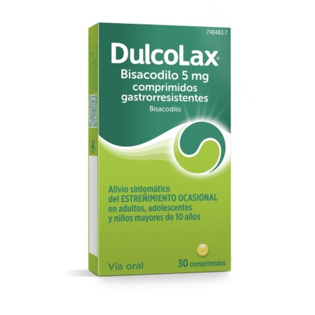 DULCOLAXO BISACODILO 5 MG 30 COMPRIMIDOS GASTRORRESISTENTES