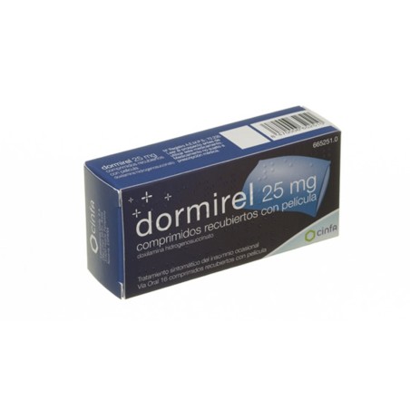 DORMIREL FORTE 25 MG 16 COMPRIMIDOS RECUBIERTOS