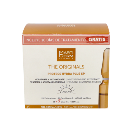 MARTIDERM PROTEOS HYDRA PLUS SP 30 AMPOLLAS 2 ML