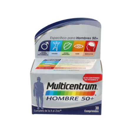 MULTICENTRUM HOMBRE 50+ 30 COMPRIMIDOS