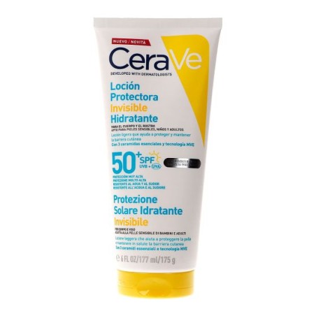 CERAVE LOCION PROTECTORA INVISIBLE HIDRATANTE 50+ SPF 177 ML