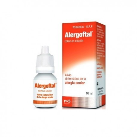 ALERGOFTAL 0,25 mg/ml + 5 mg/ml COLIRIO EN SOLUCION 1 FRASCO 10 ml
